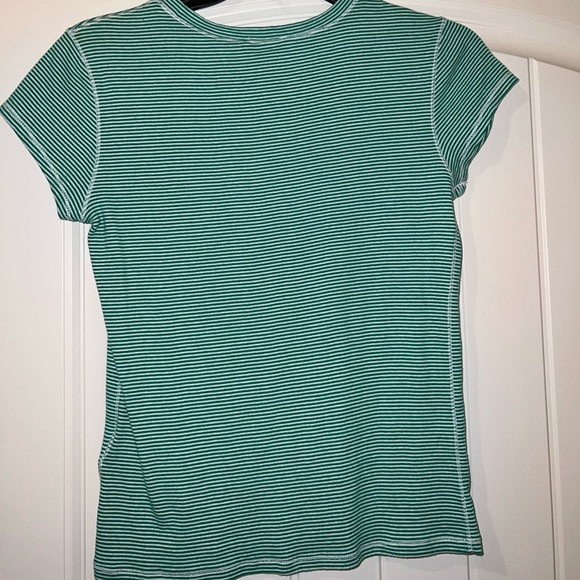 Green striped Ralph Lauren tee - Picture 2 of 3